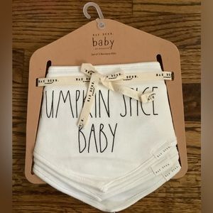 New Rae Dunn Baby Bandana Bibs